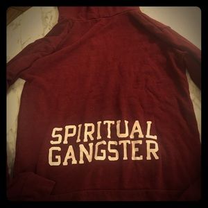 Spiritual gangster (give love) hoodie